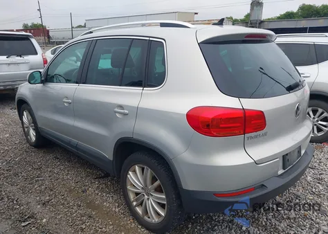 2012 Volkswagen Tiguan Se from USA, damaged, VIN WVGBV7AX3CW540311